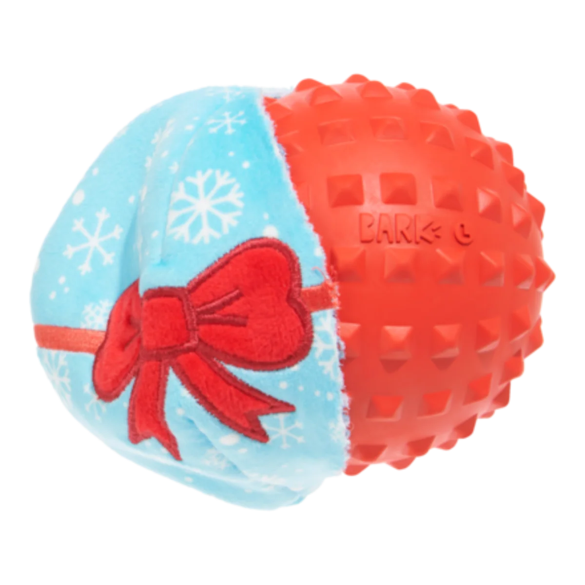 Wripping Pupper Ball Durable Super Chewer 2-in-1 Rip and Reveal Dog Toy