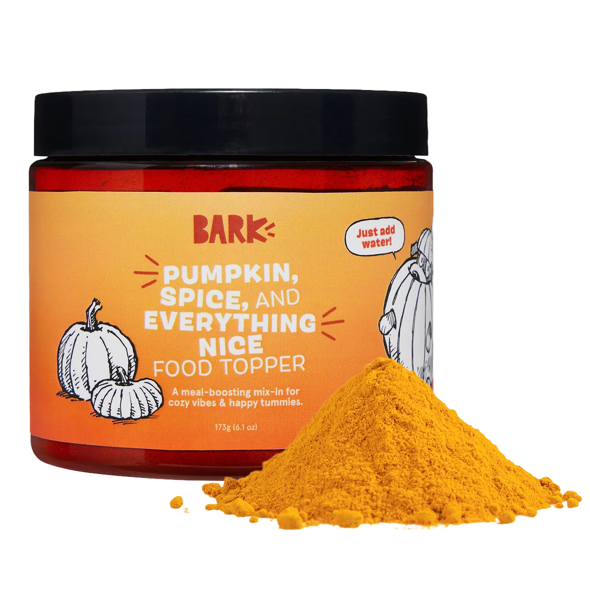 Pumpkin Spice. And Everything Nice Vegetarian Dog Food Meal Topper. 6.1 oz