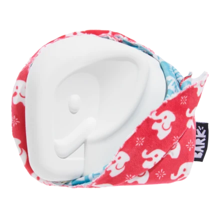 White Smellephant Durable Super Chewer 2-in-1 Rip and Reveal Dog Toy