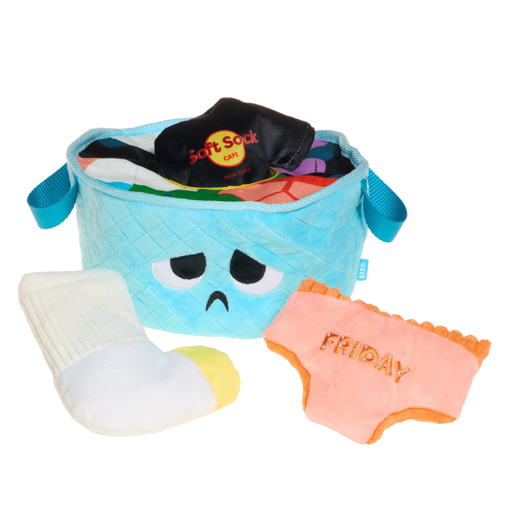 Basket Stace Plush Extra-Large + Enrichment Dog Toy
