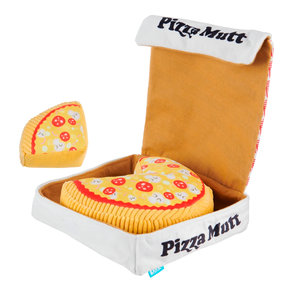 Pizza Pawty Plush Multi-Part + Enrichment Dog Toy