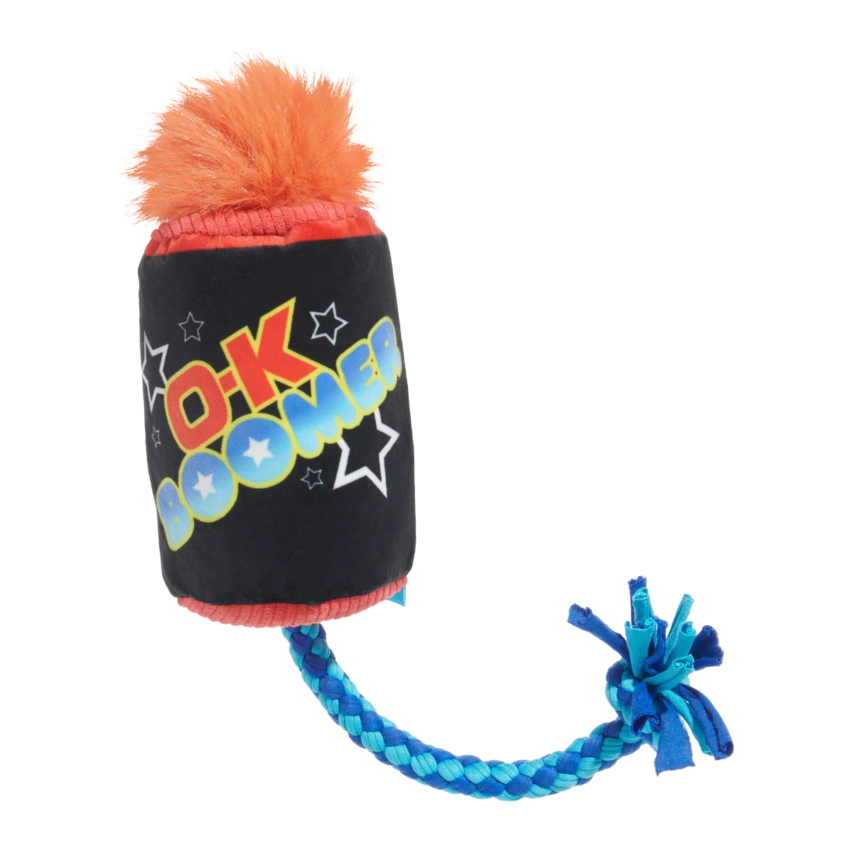 O-K Boomer Plush Tug Dog Toy