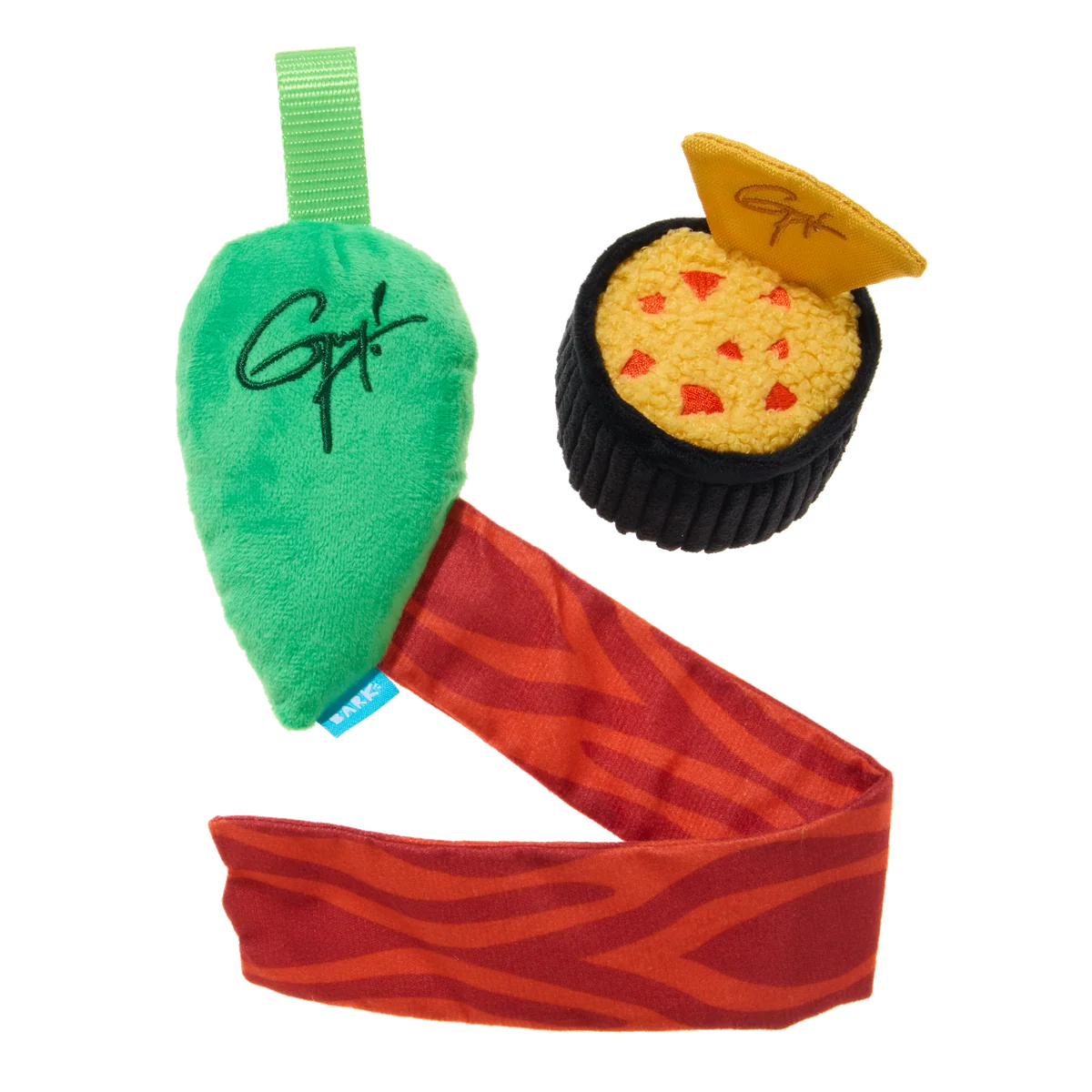 Guy's Yappetizers Plush Multi-Part Dog Toy