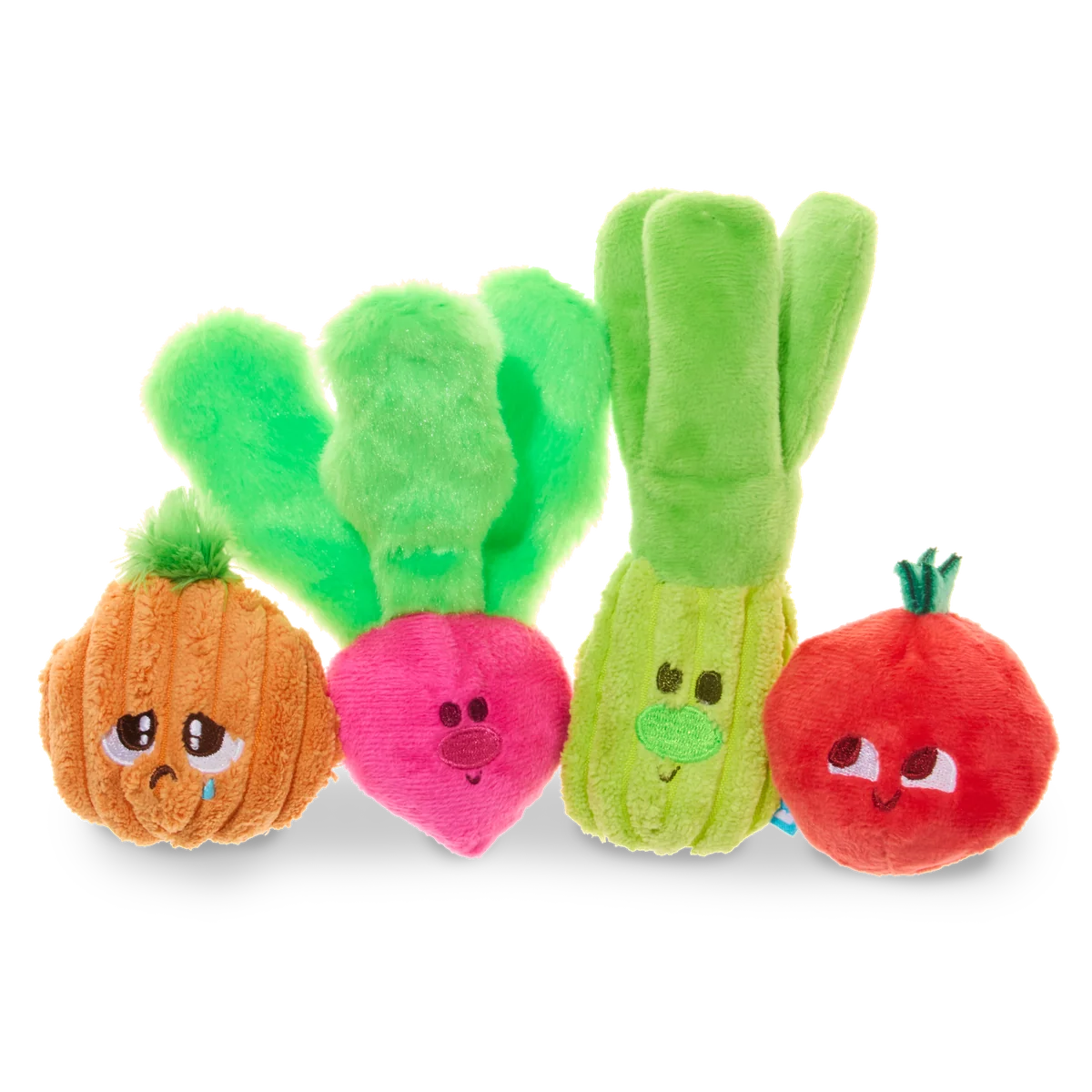 Garden Party Plush Multi-Part Tug + Fetch Dog Toy