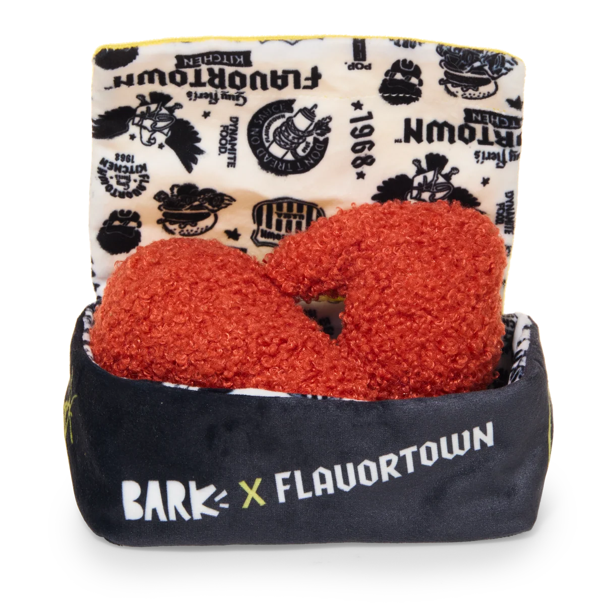 Flavgrrrtown Wings Plush Multi-Part + Enrichment Dog Toy