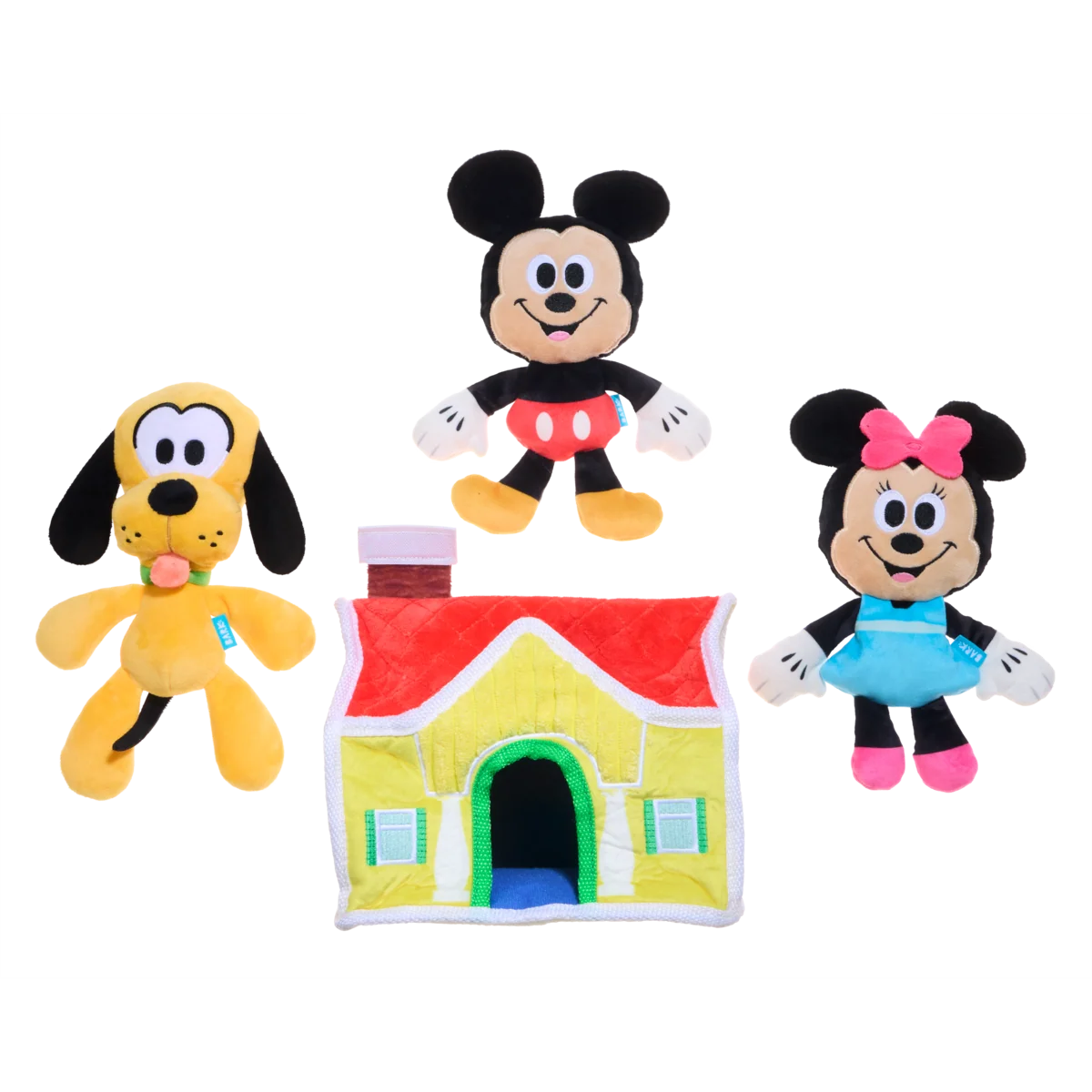House of Mouse Plush Multi-Part + Enrichment Dog Toy