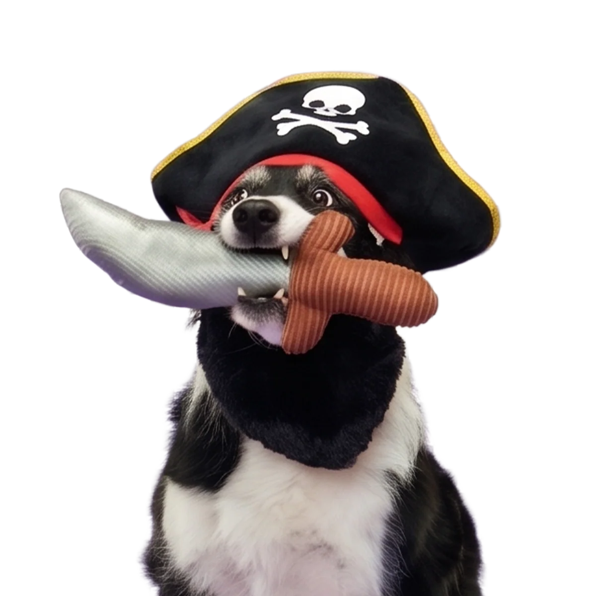Bark Beard Plush Multi-Part + Wearable Dog Toy