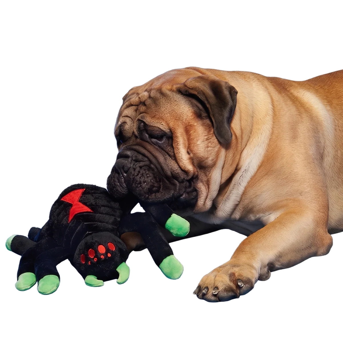 Dark Web Designer Plush Extra-Large + Tug Dog Toy