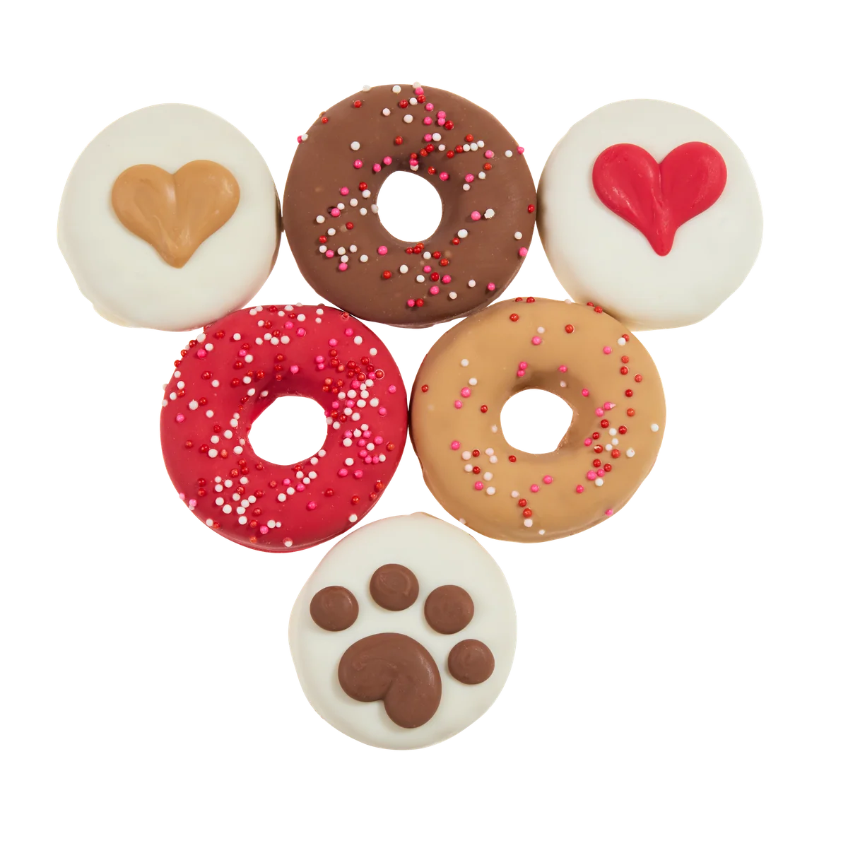 Love Bites Peanut Flavored Hard & Crunchy Dog Treats Cookie. 6 Pack