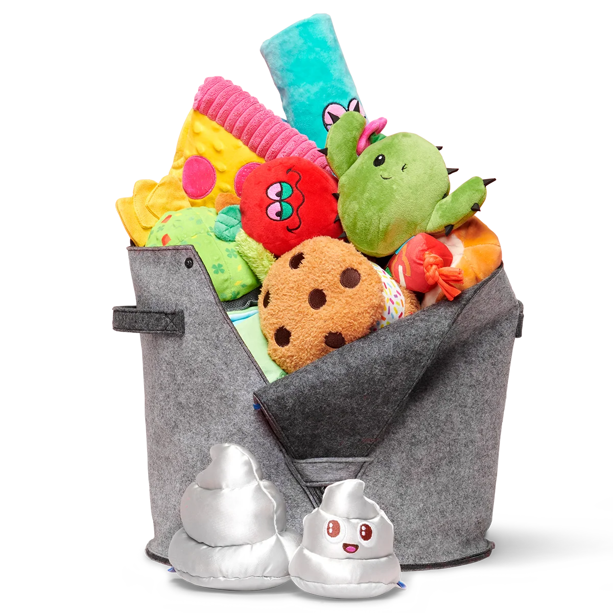 Felt Dog Toy Bin