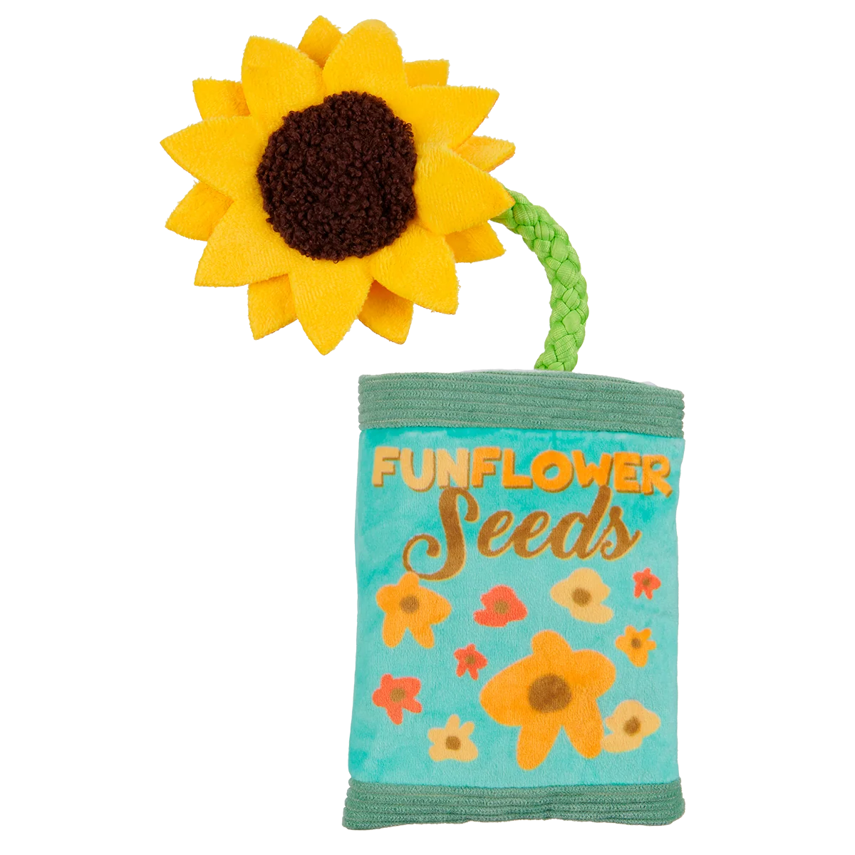 Funflower Seeds Plush Tug Dog Toy