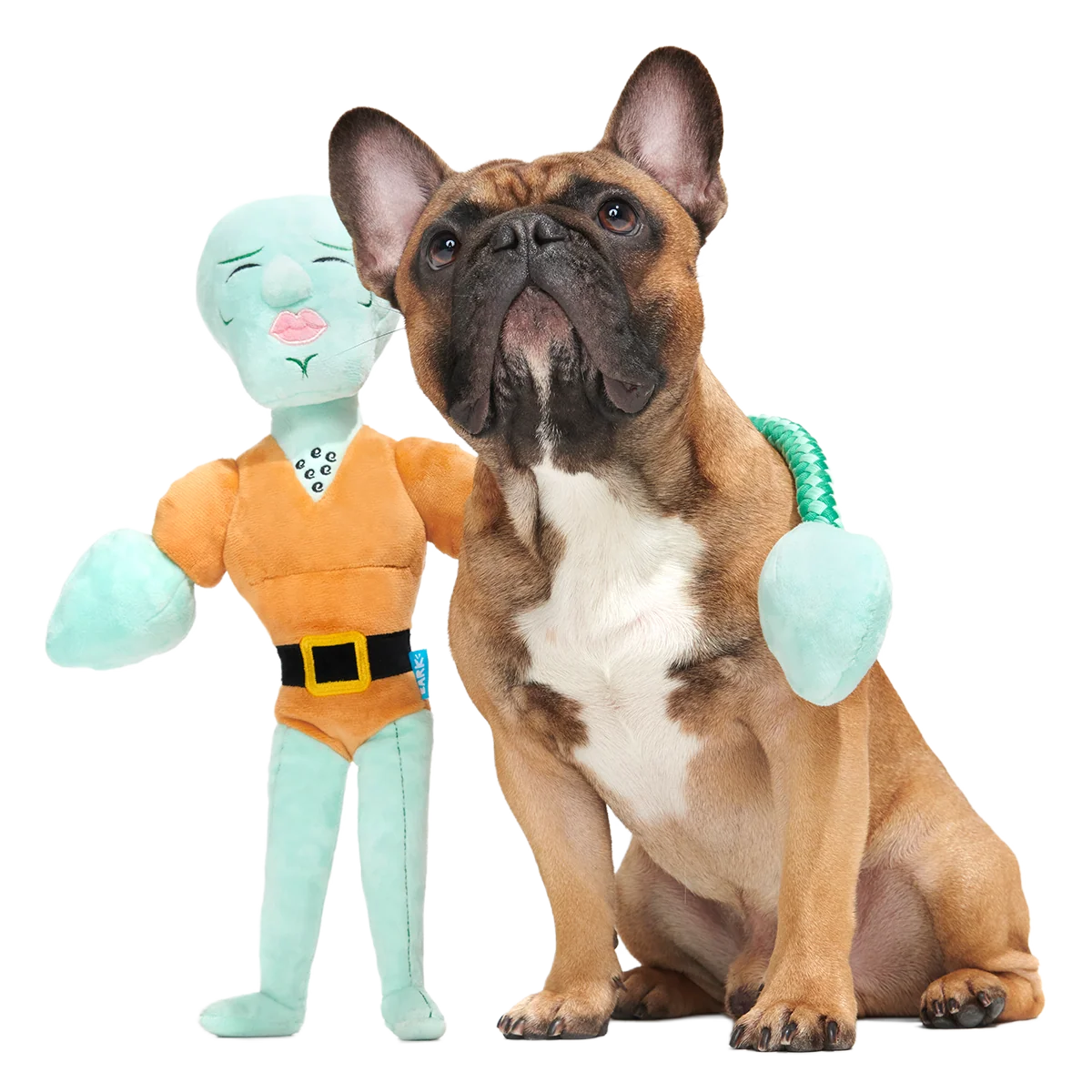 Handsome Squidward Plush Extra-Large + Tug Dog Toy