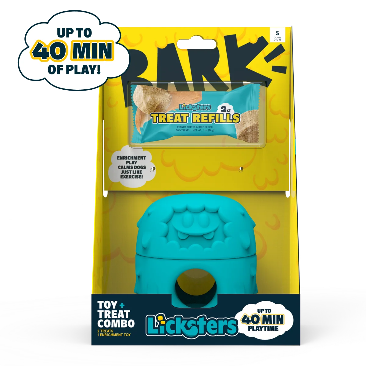 Licksters: Starter Kit (Toy + 2 Treat Sample Pack)