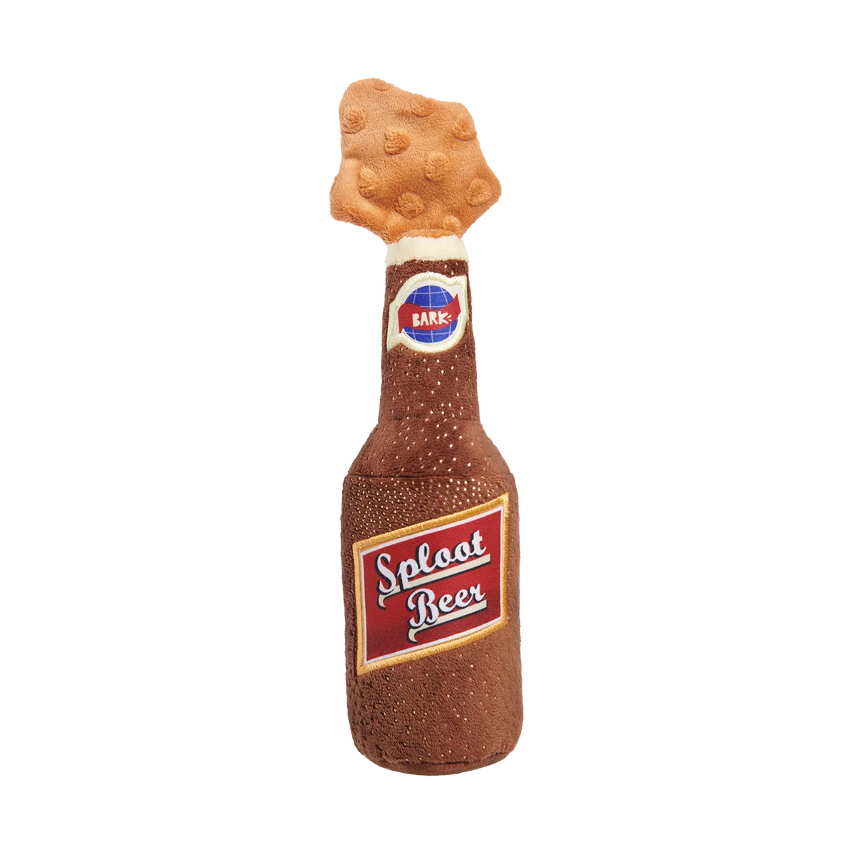 Old Fashioned Sploot Beer Plush Tug Dog Toy