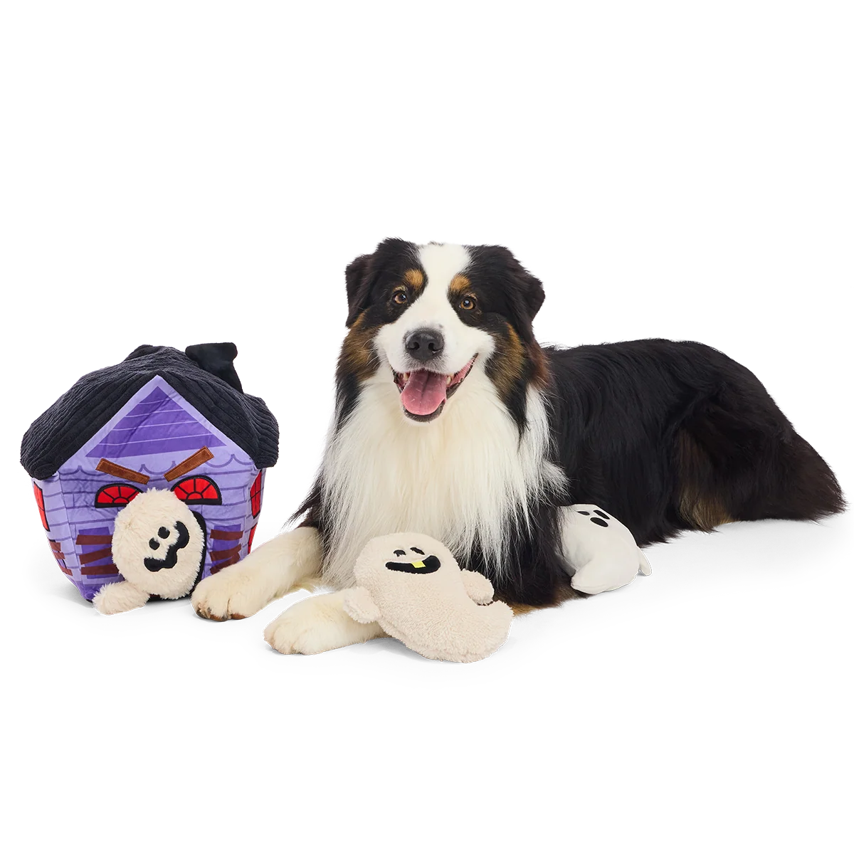 Paranormal Snacktivity Plush Extra-Large + Multi-Part + Enrichment Dog Toy