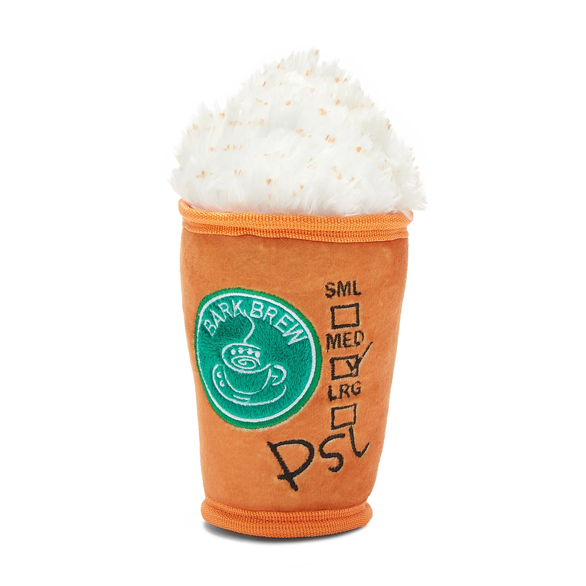Puggin Spice Latte Plush Dog Toy
