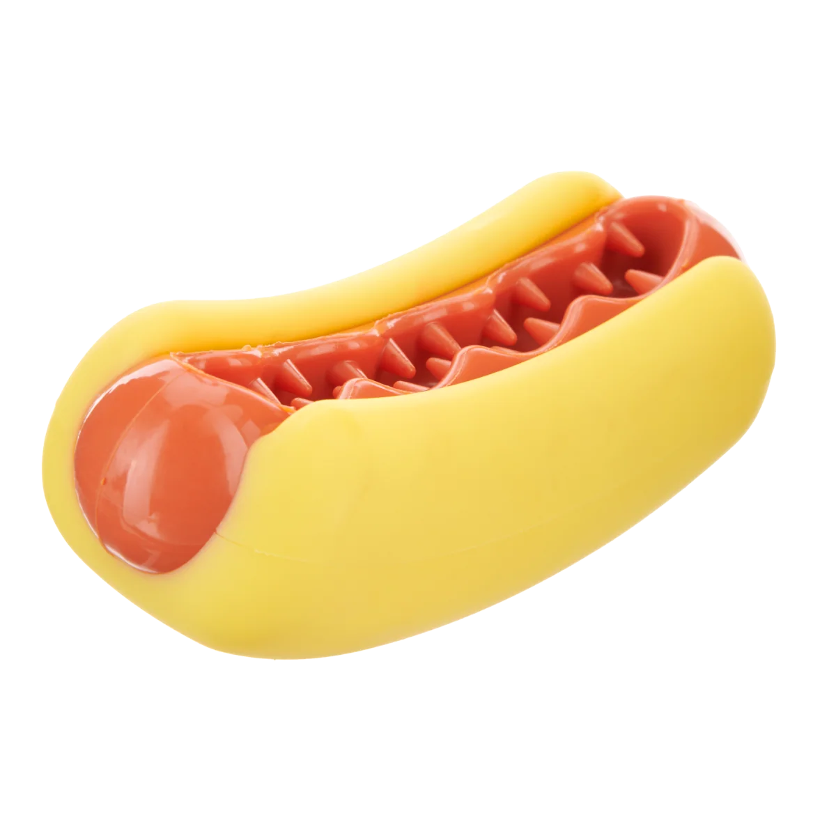 Treat Meat Hotdog Super Chewer Durable Enrichment Dog Toy