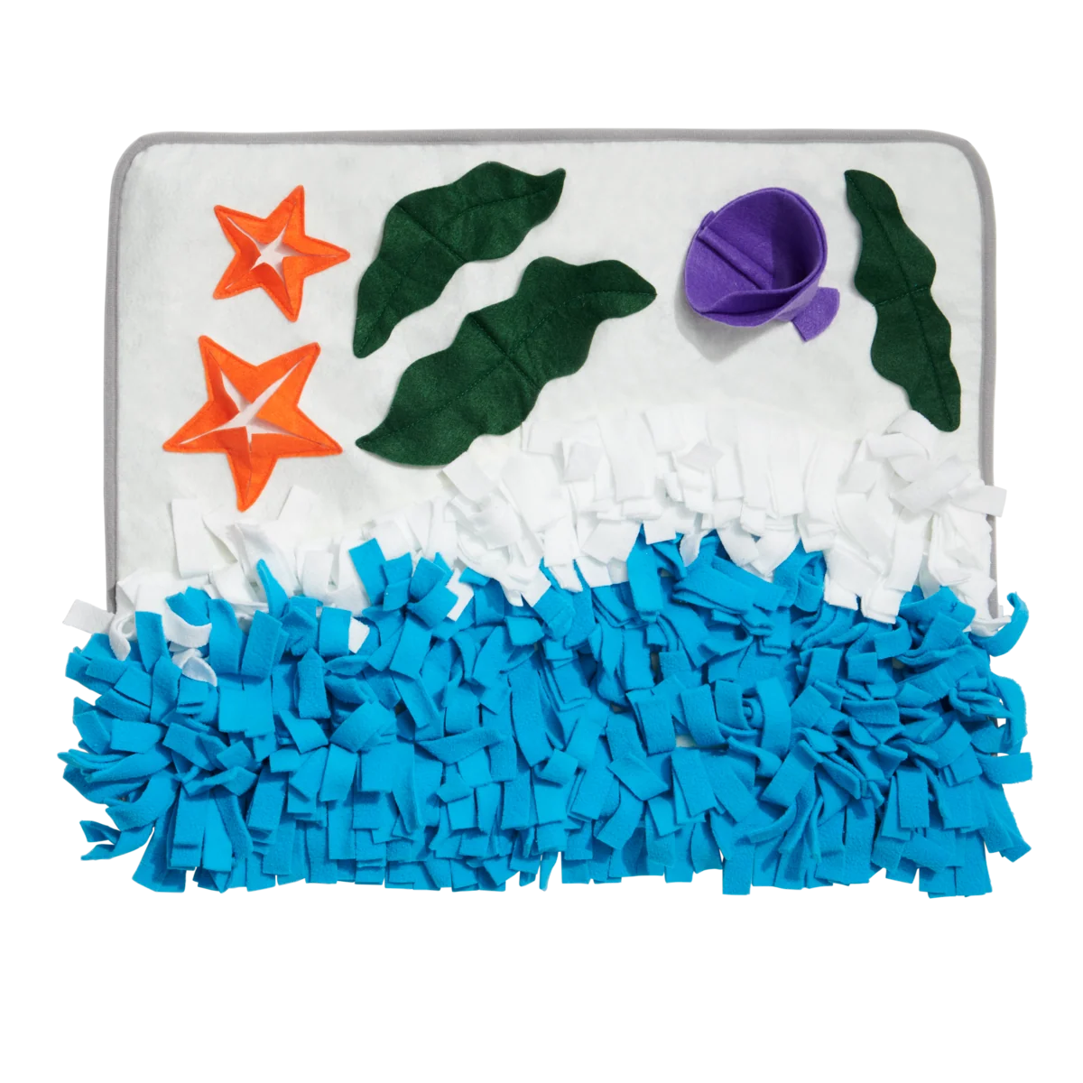 Beach Snuffle Mat Plush Enrichment Dog Toy