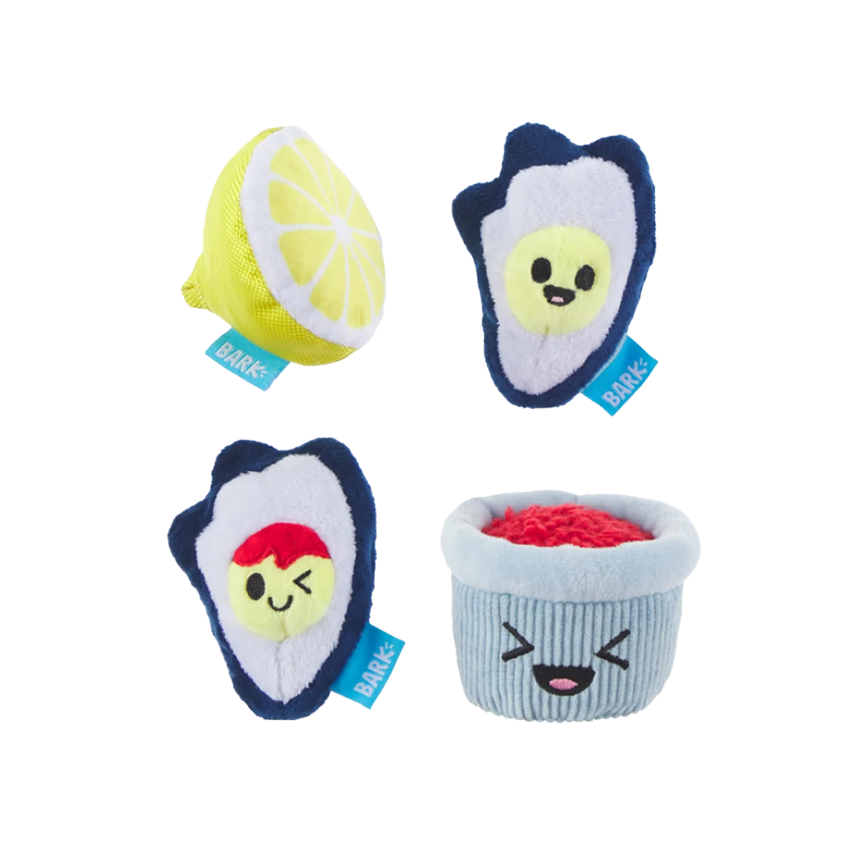 Shuck N' Chuck Toysters Plush Multi-Part Dog Toy
