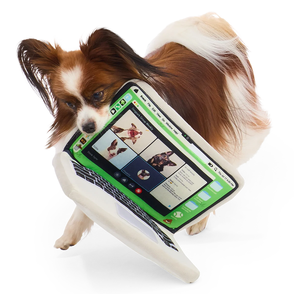 Snackbook Pro Plush Extra-Large + Enrichment Dog Toy