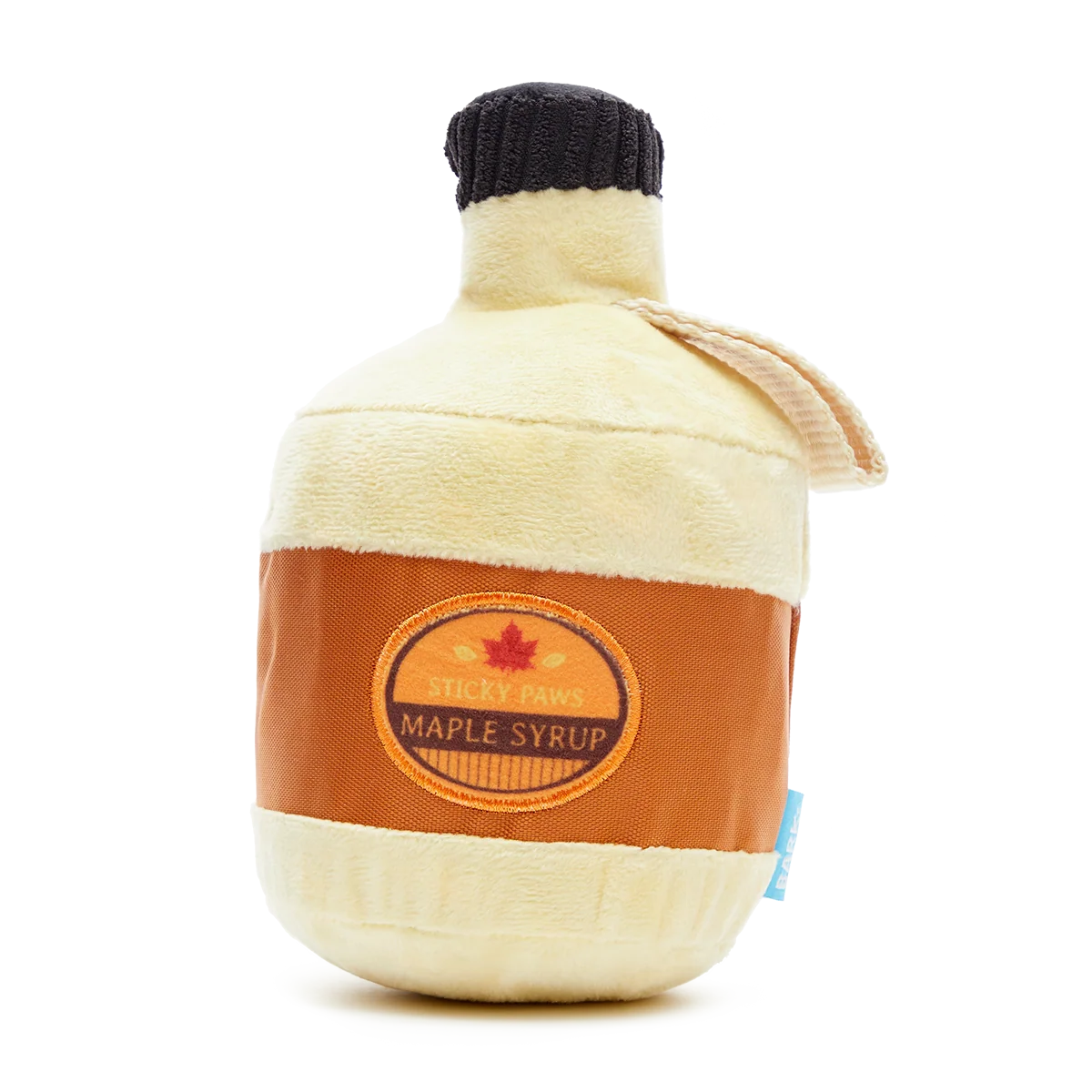 Sticky Paws Maple Syrup Plush 2-in-1 + Tug Dog Toy