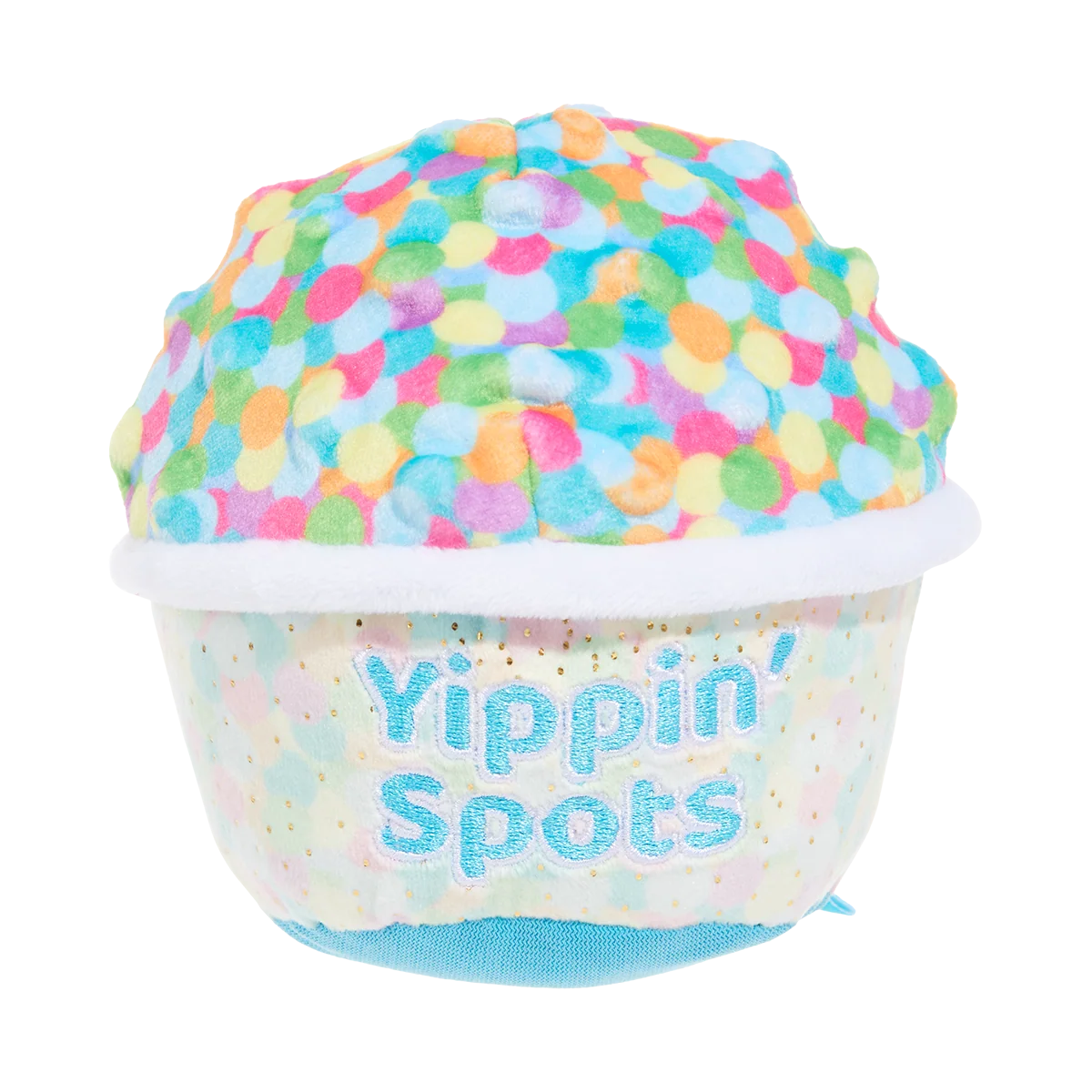Yippin' Spots Ice Cream Plush Fetch Dog Toy