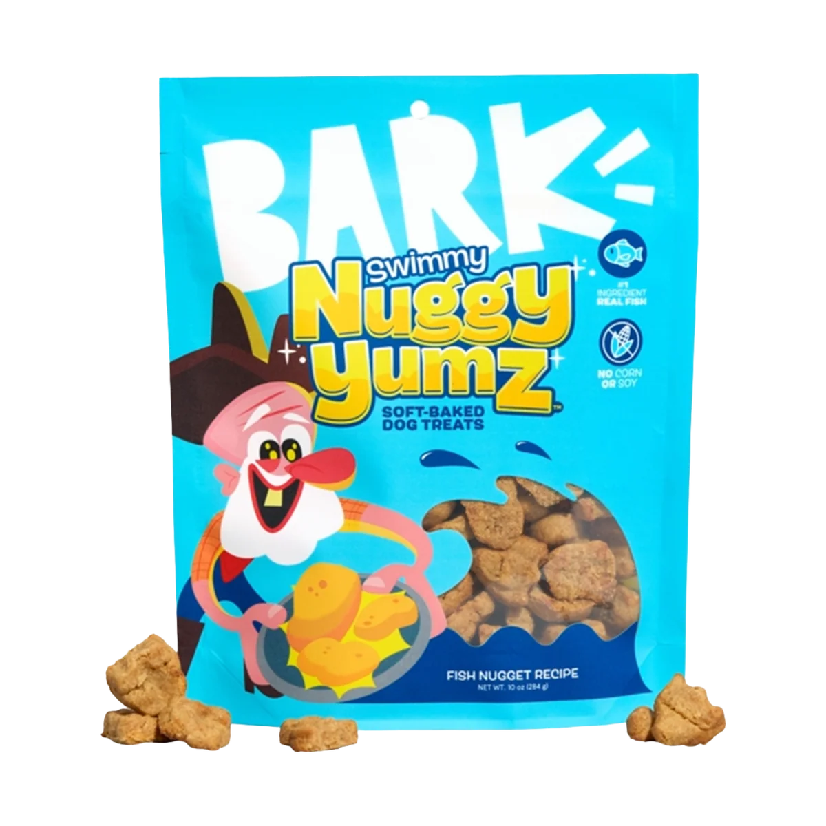 Swimmy Nuggy Yumz™ Fish Soft & Chewy Dog Treats. 10 oz